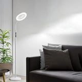 LED floor light with fan