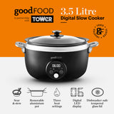 Good Food & Tower 3.5l Digital Slow Cooker