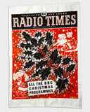 Radio Times Christmas Tea Towel 1959