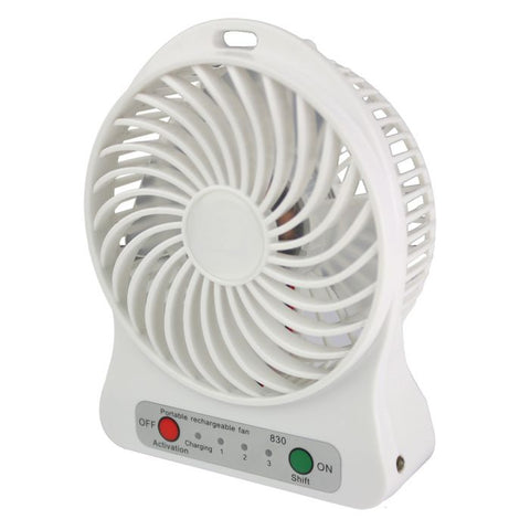Rechargeable small but mighty fan
